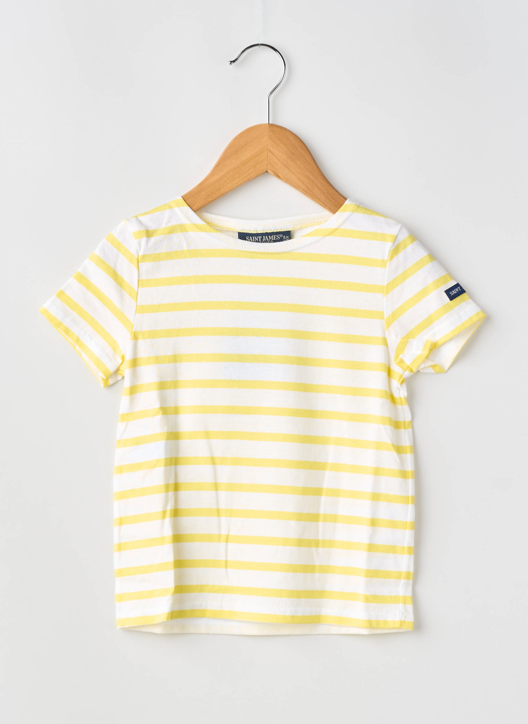 Tricou elasticitate mâneci scurte galben SAINT JAMES copil