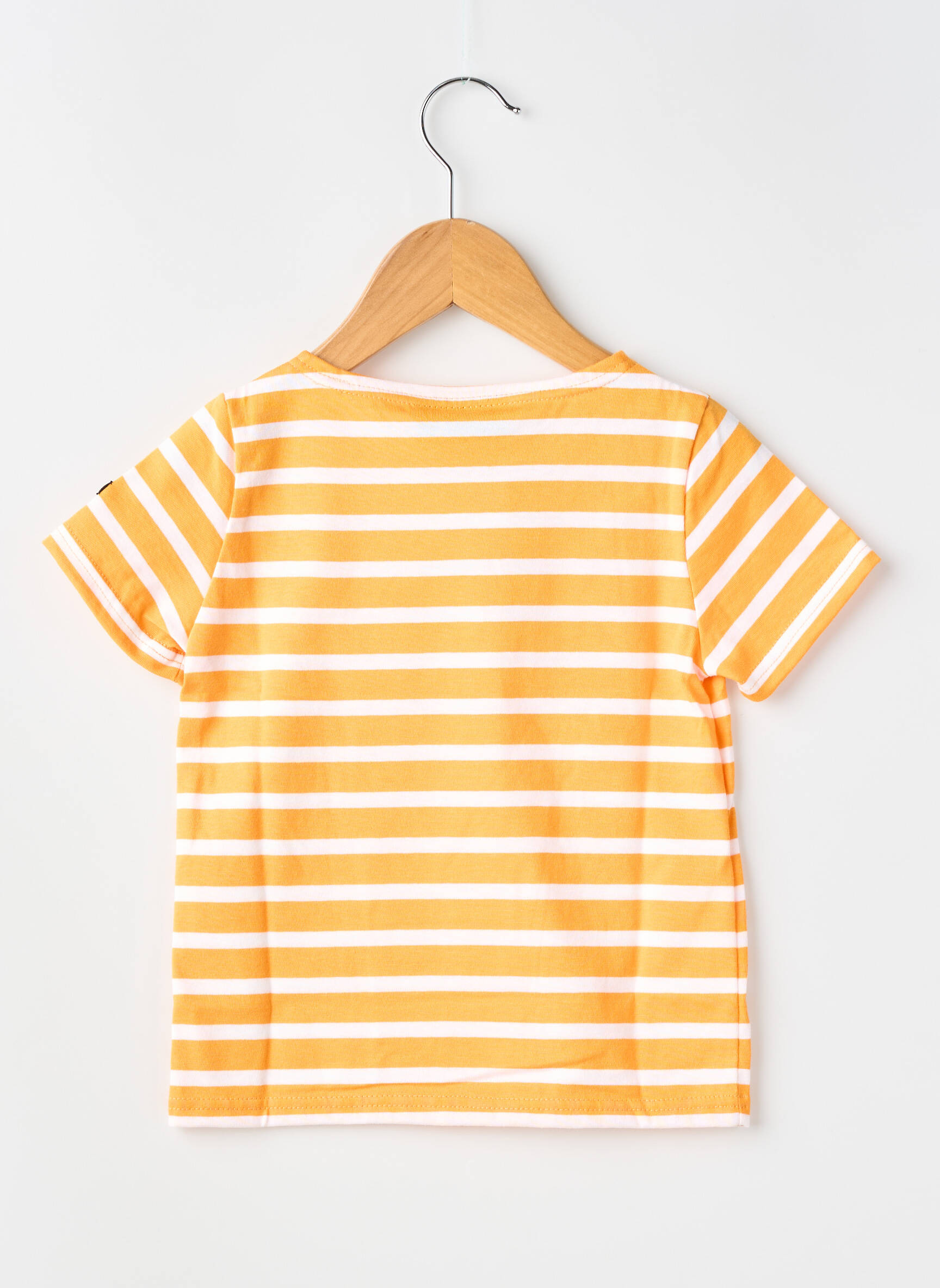 Tricou elasticitate mâneci scurte portocalie SAINT JAMES copil
