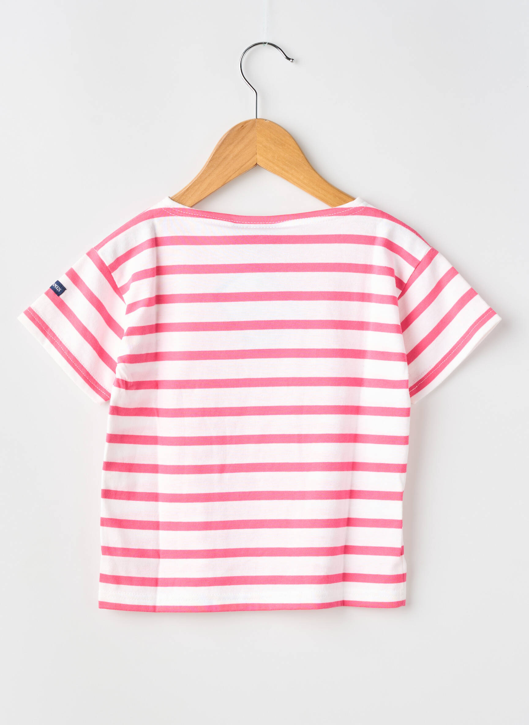 Tricou elasticitate mâneci scurte roz SAINT JAMES copil