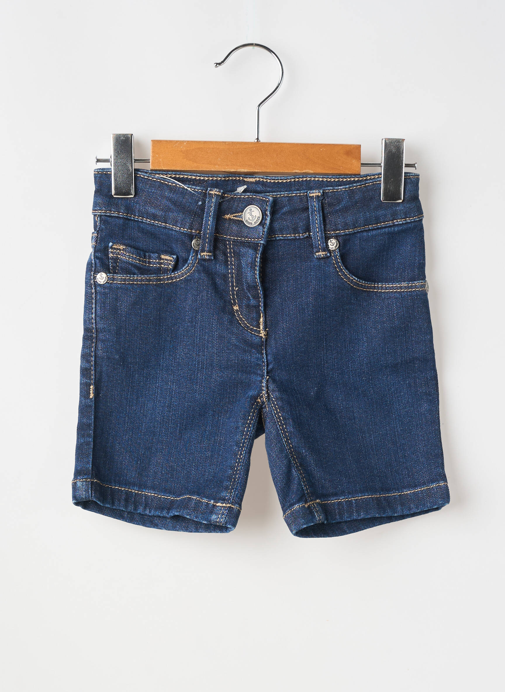 Șort țesătură denim albastru SAINT JAMES copil