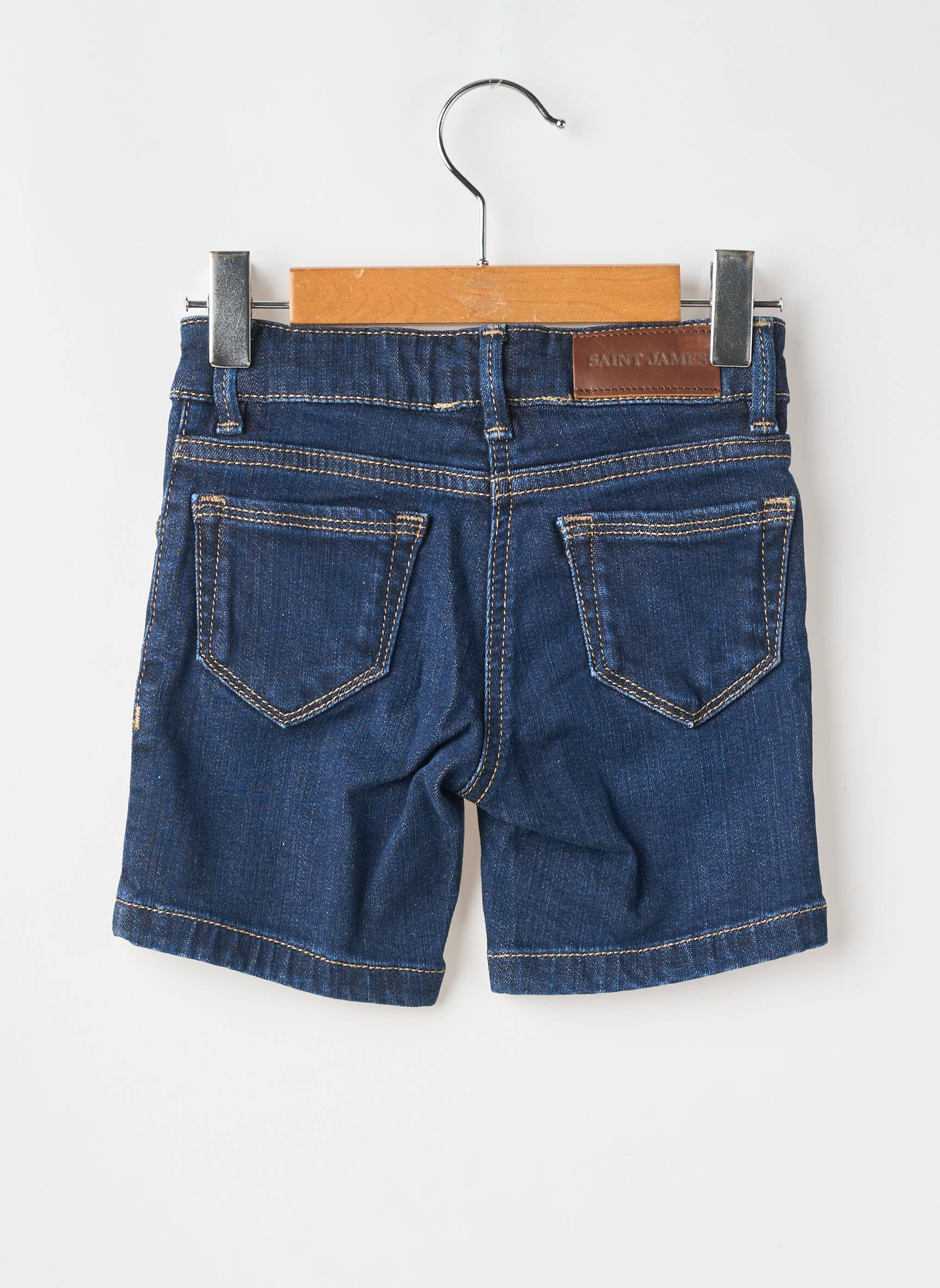 Șort țesătură denim albastru SAINT JAMES copil