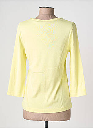 Tricou mâneci 3/4 mâneci 3/4 galben SAINT JAMES femeie