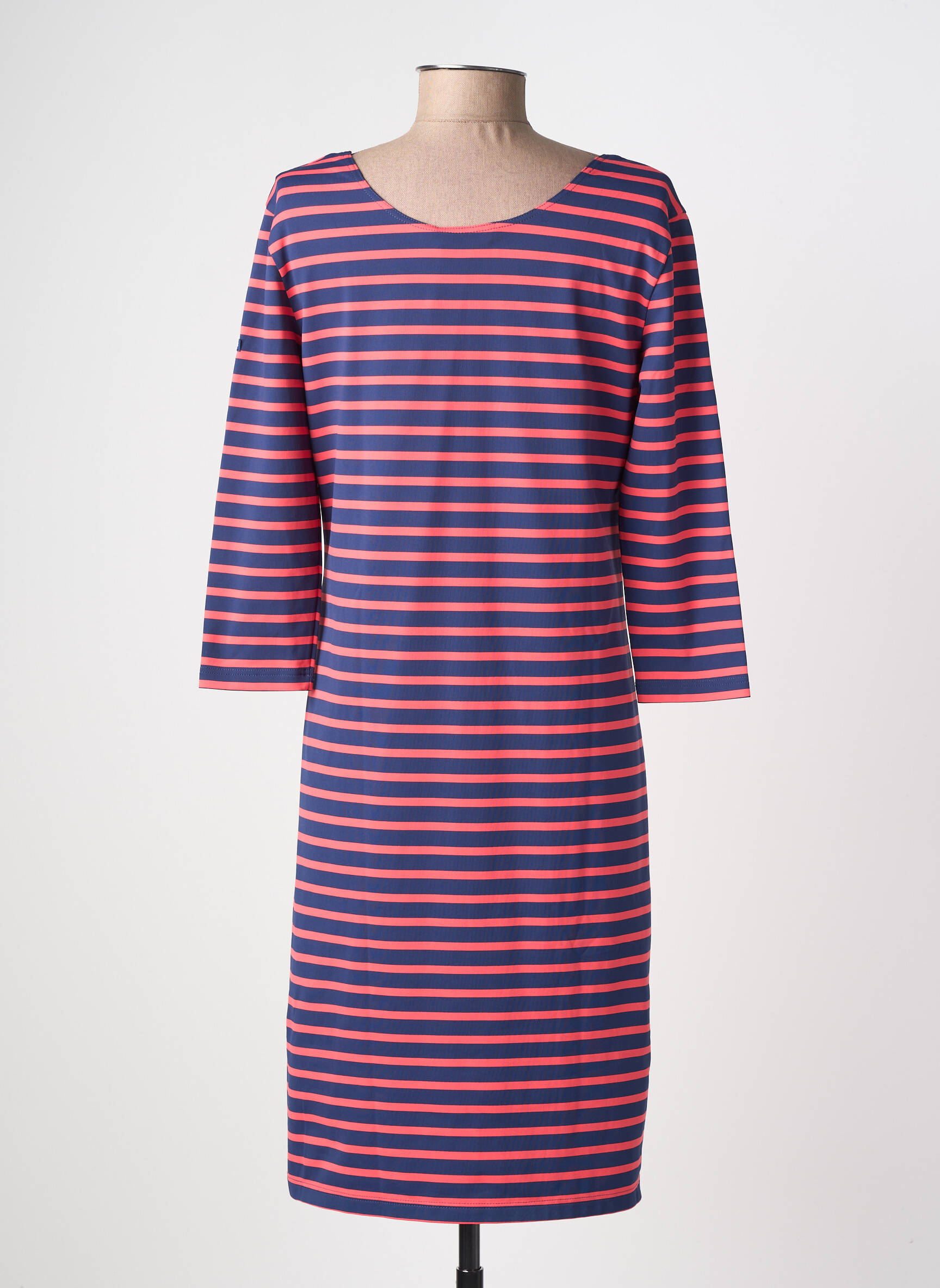 Rochie midi mâneci 3/4 mâneci 3/4 roz SAINT JAMES femeie
