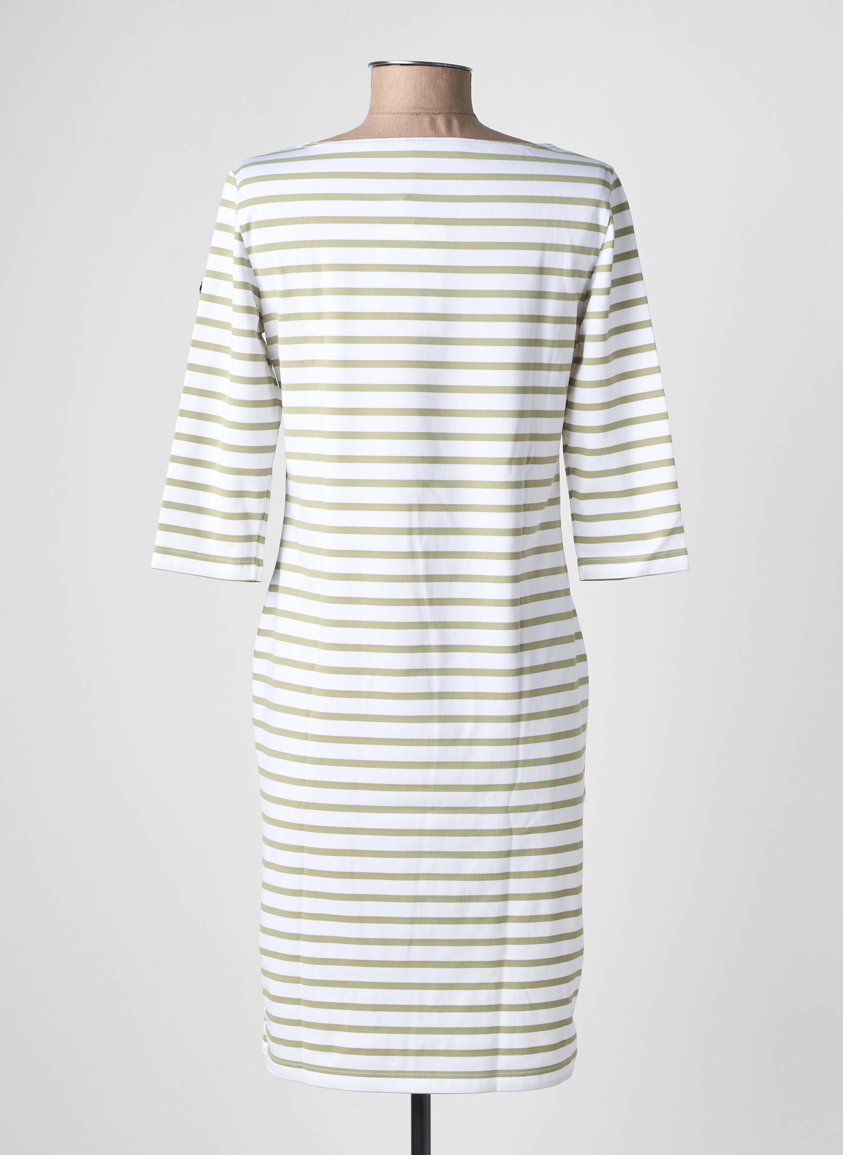 Rochie scurtă mâneci 3/4 mâneci 3/4 verde SAINT JAMES femeie