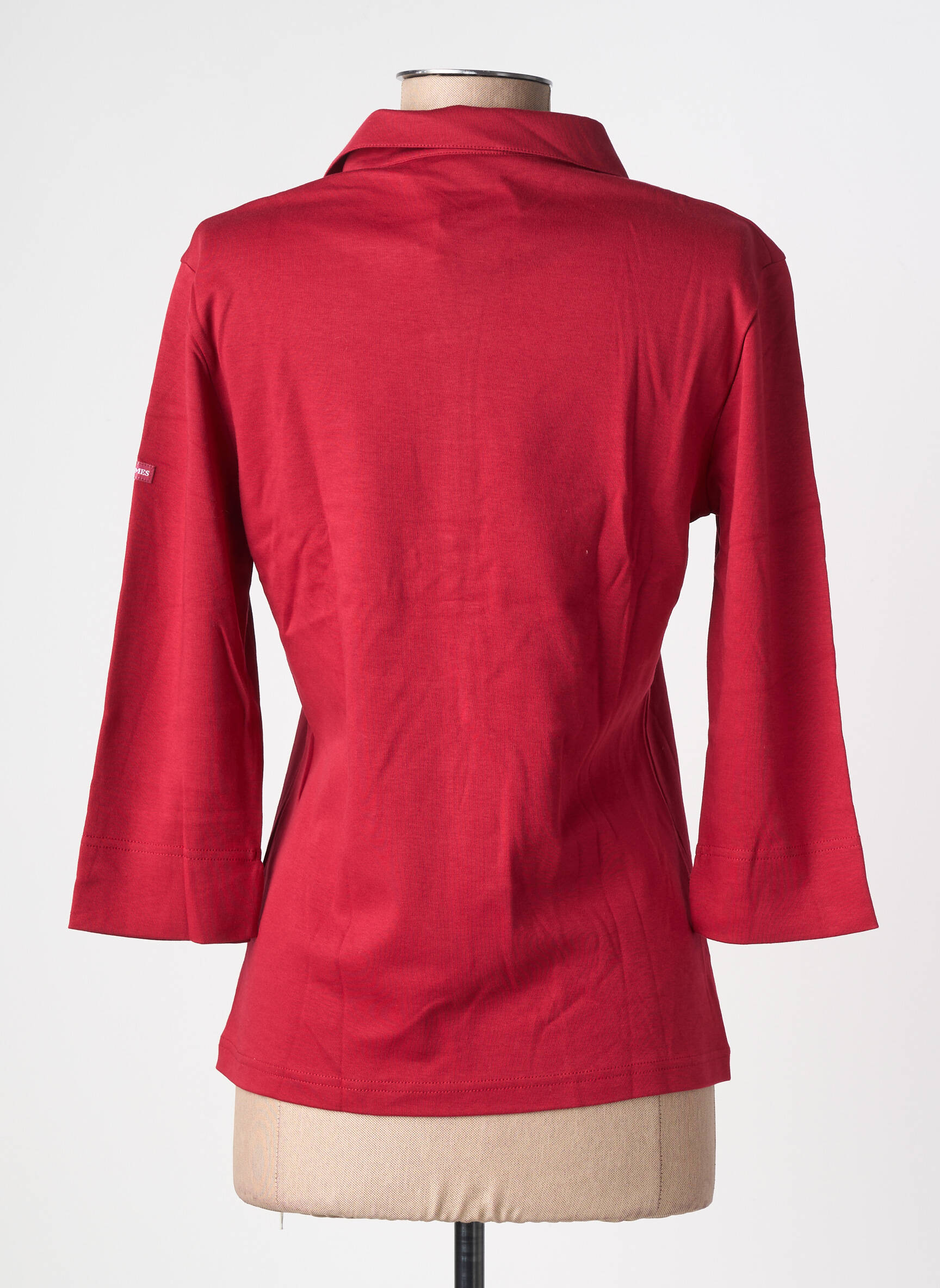 Polo mâneci 3/4 mâneci 3/4 roșu SAINT JAMES femeie