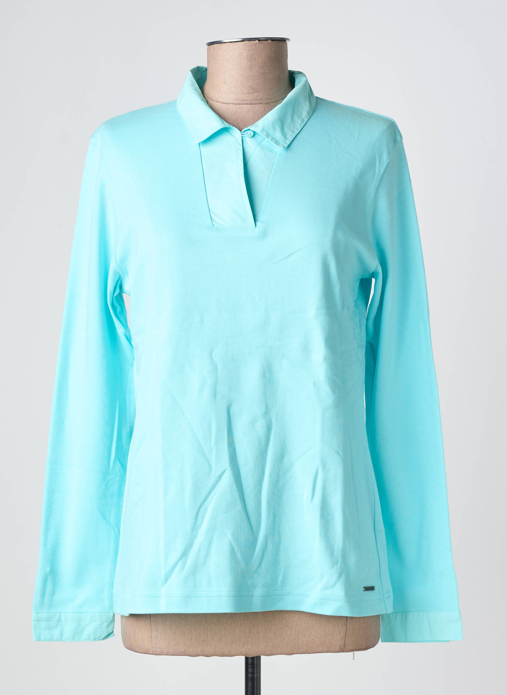 Polo mâneci lungi mâneci lungi albastru SAINT JAMES femeie