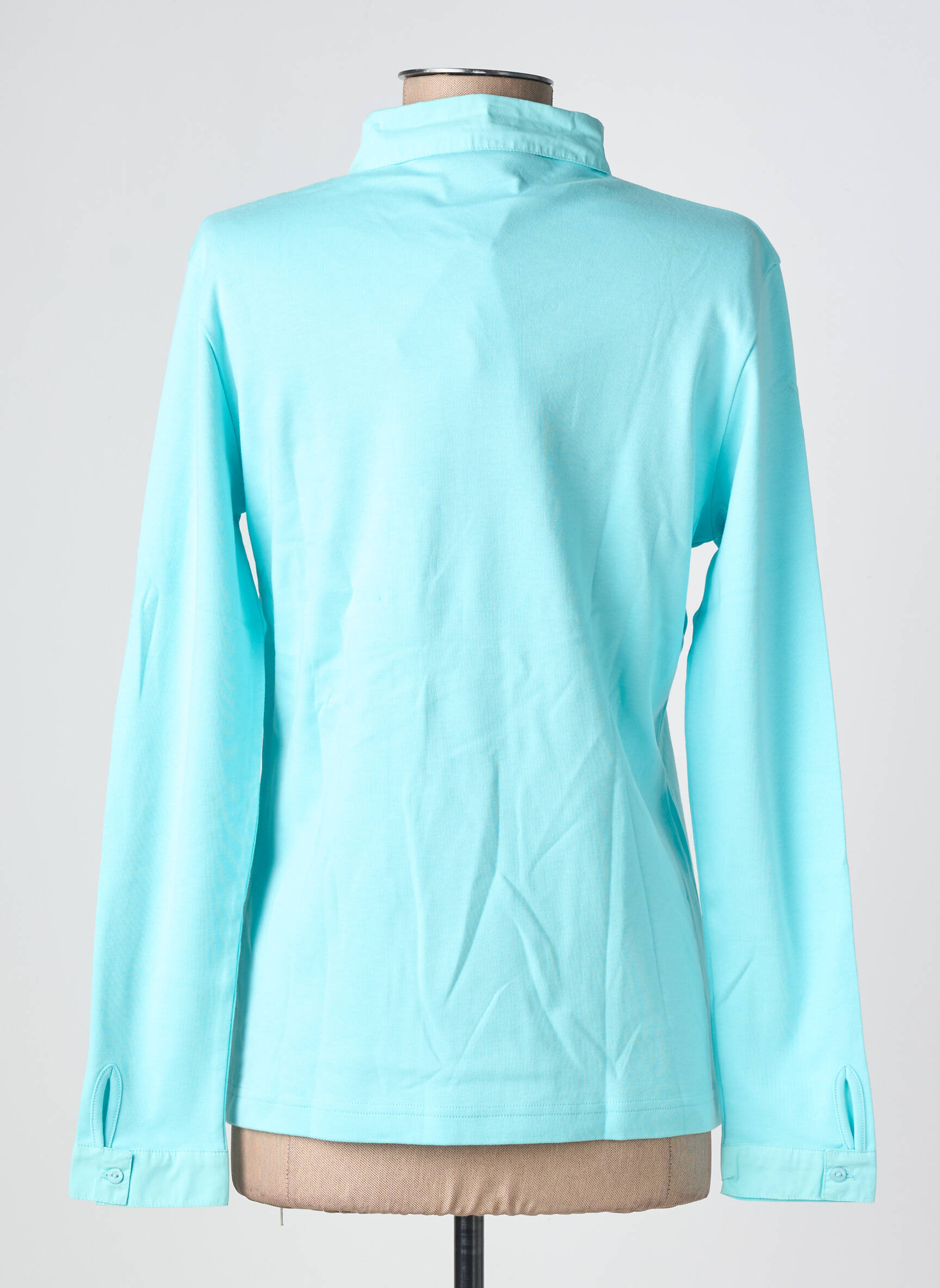 Polo mâneci lungi mâneci lungi albastru SAINT JAMES femeie
