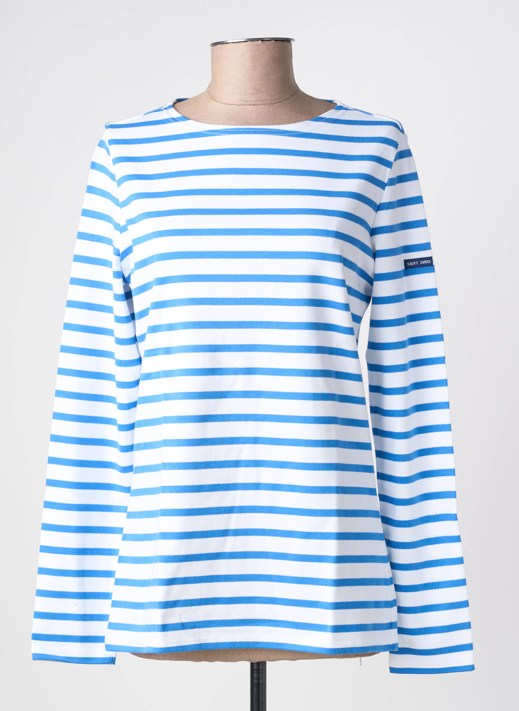 Tricou mâneci lungi mâneci lungi albastru SAINT JAMES femeie
