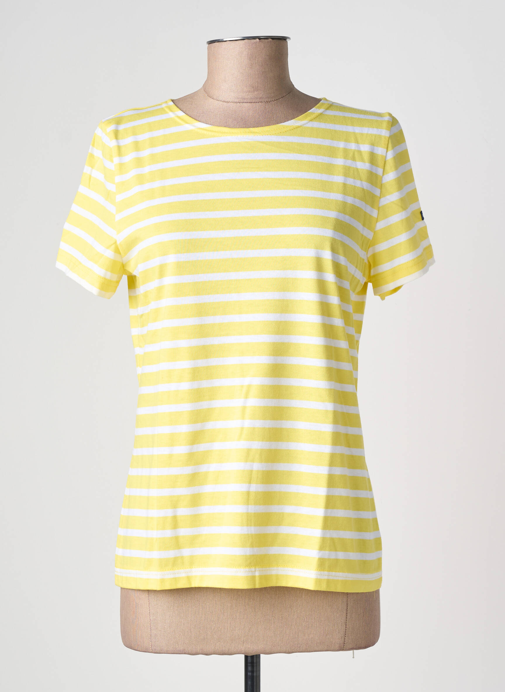 Tricou elasticitate mâneci scurte galben SAINT JAMES femeie