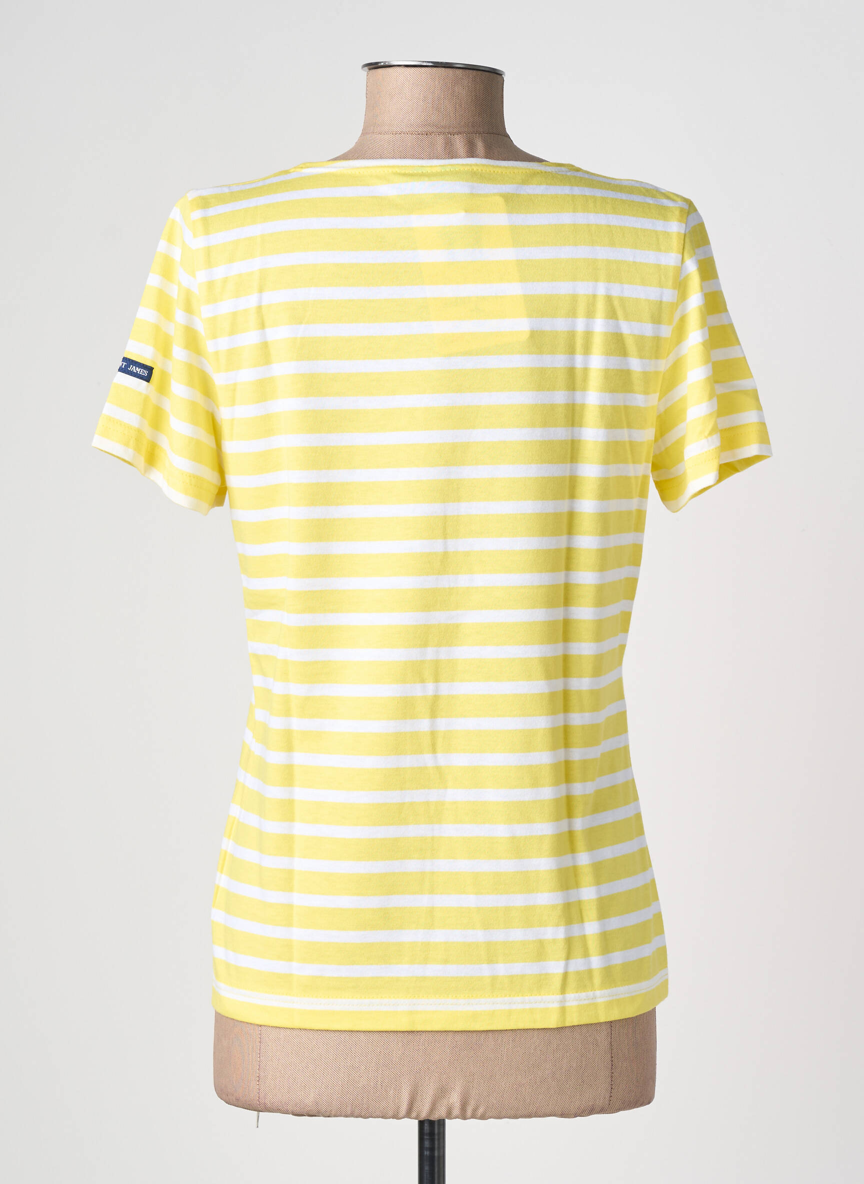 Tricou elasticitate mâneci scurte galben SAINT JAMES femeie