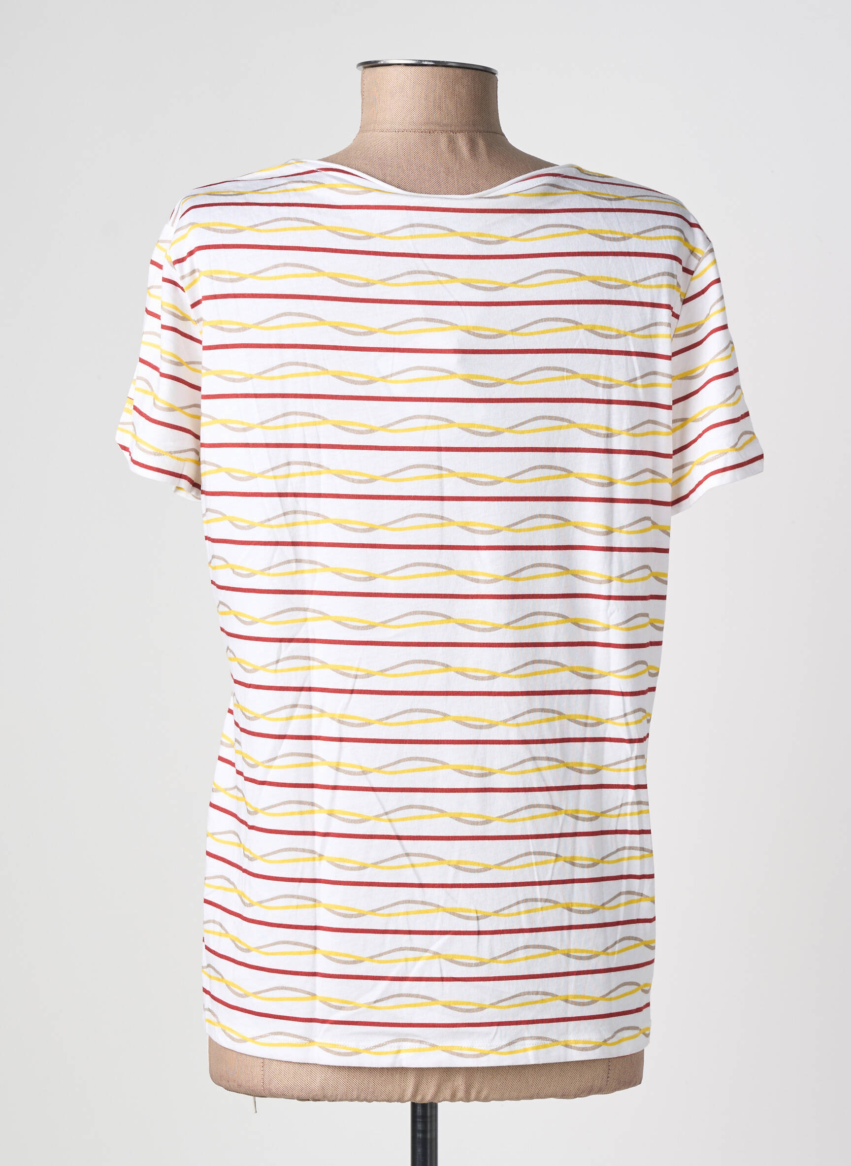 Tricou elasticitate mâneci scurte galben SAINT JAMES femeie