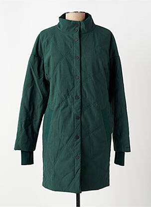 Parka guler col înalt verde SKFK femeie