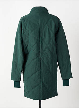 Parka guler col înalt verde SKFK femeie