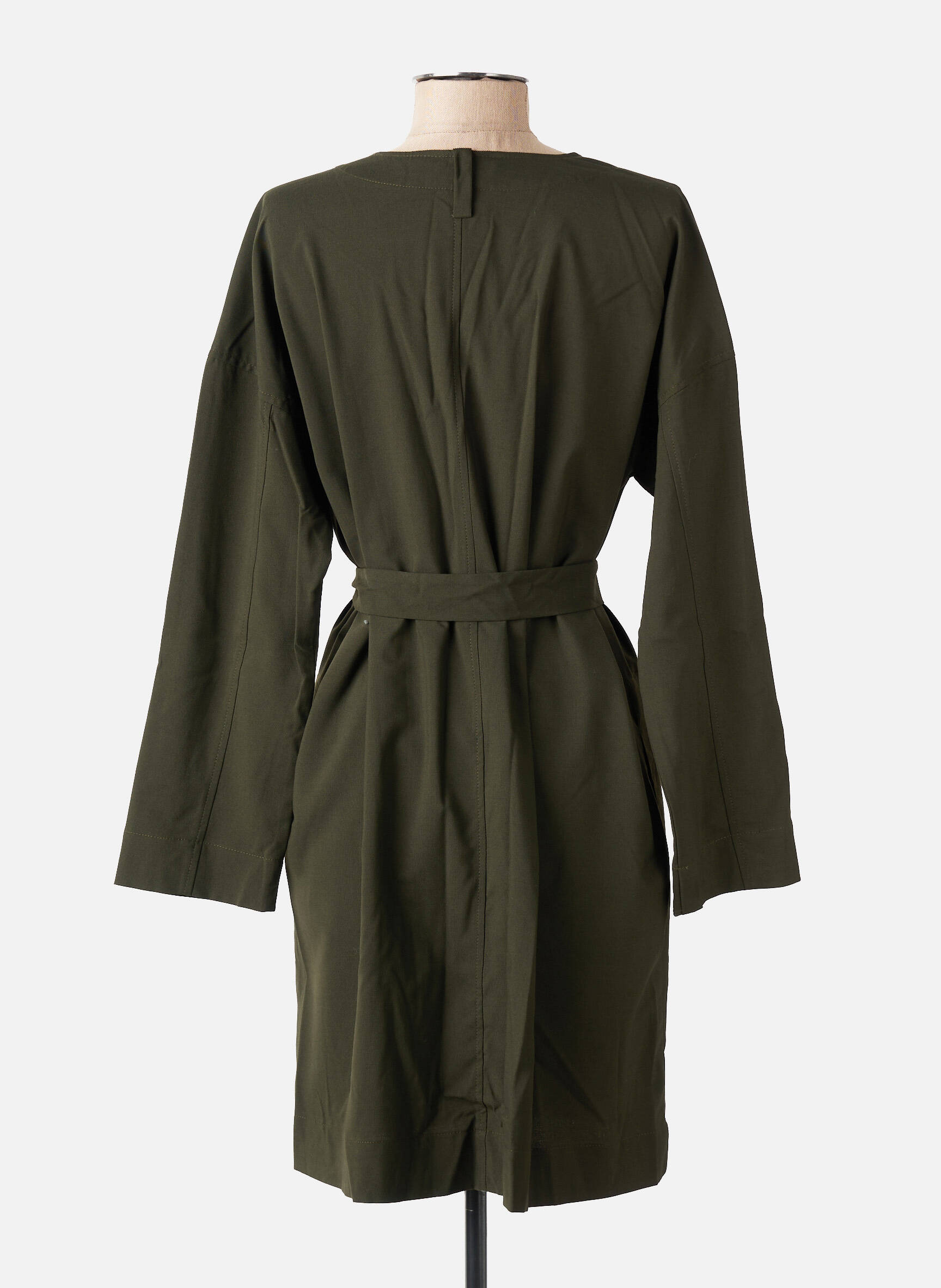 Rochie midi mâneci lungi mâneci lungi verde TINSELS femeie