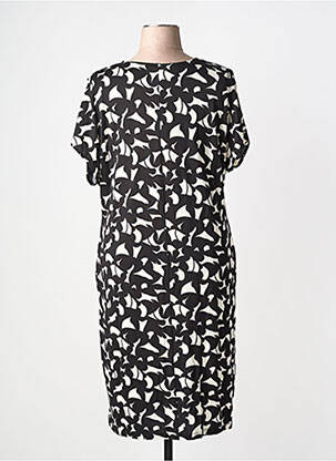 Rochie midi mâneci scurte mâneci scurte negru LUISA VIOLA femeie