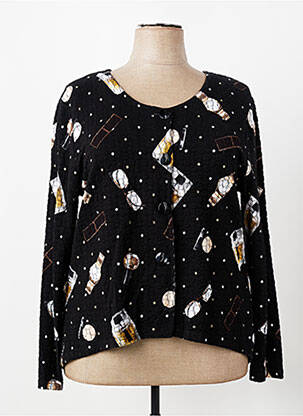 Jachete casual guler rotund negru OLIVER JUNG femeie