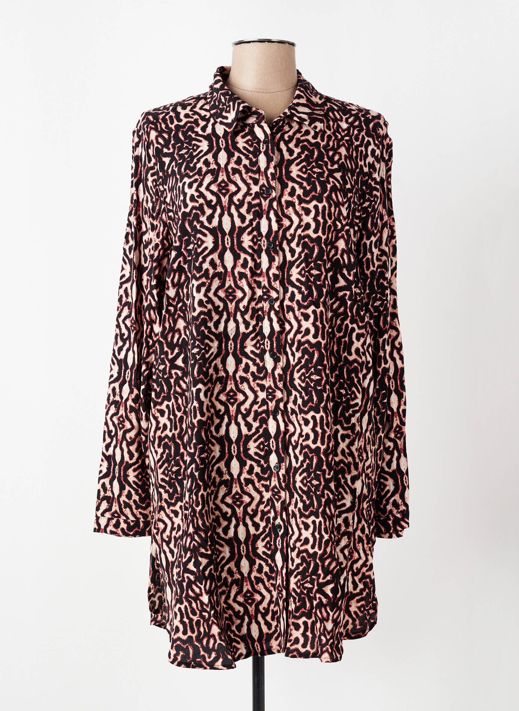 Rochie scurtă mâneci lungi mâneci lungi negru CISO femeie