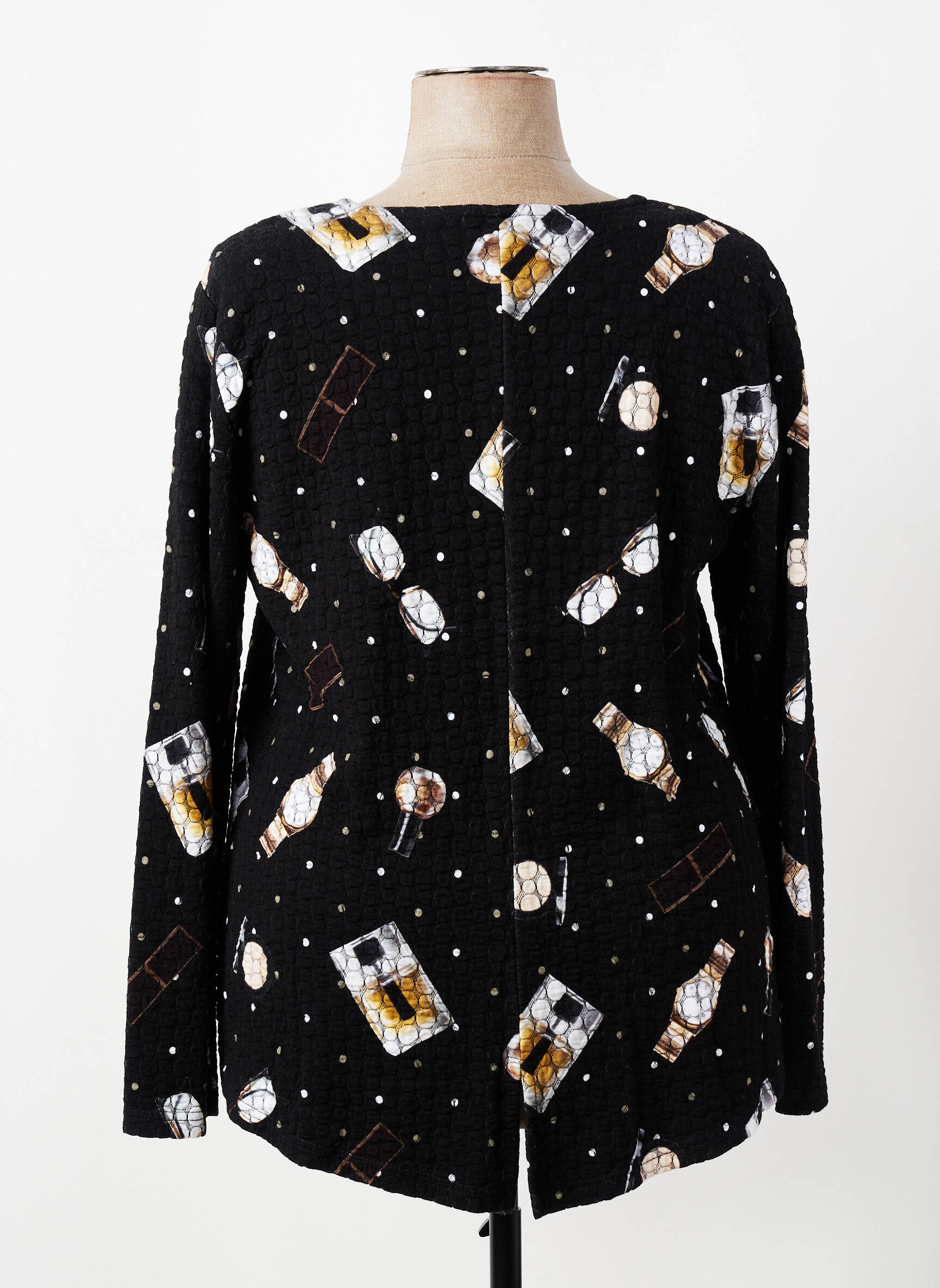 Jachete casual guler rotund negru OLIVER JUNG femeie