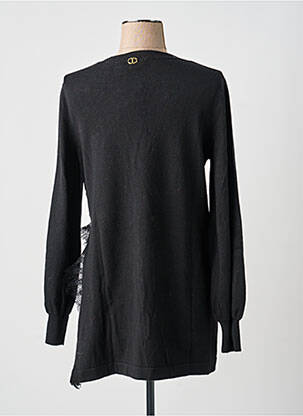 Pulover elasticitate mâneci lungi negru TWINSET femeie