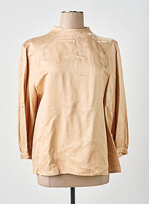 Top guler rotund mâneci 3/4 bej CAROLINE BISS femeie