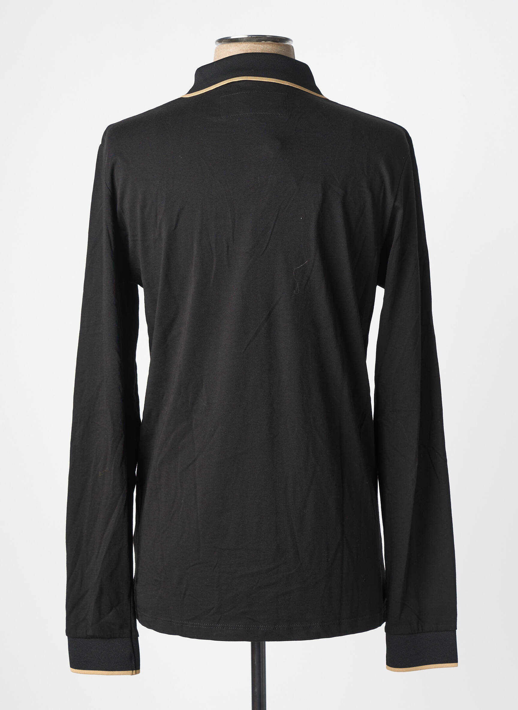 Tricou elasticitate mâneci lungi negru BENSON & CHERRY bărbat