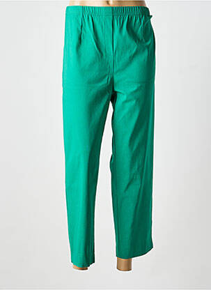 Pantalon drept elasticitate verde OLIVER JUNG femeie