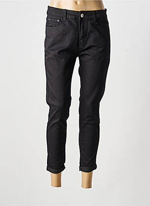 Pantalon 7/8 elasticitate mărime normală negru VOGGO femeie
