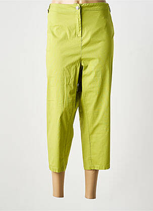 Pantalon trei sferturi elasticitate verde AGATHE & LOUISE femeie