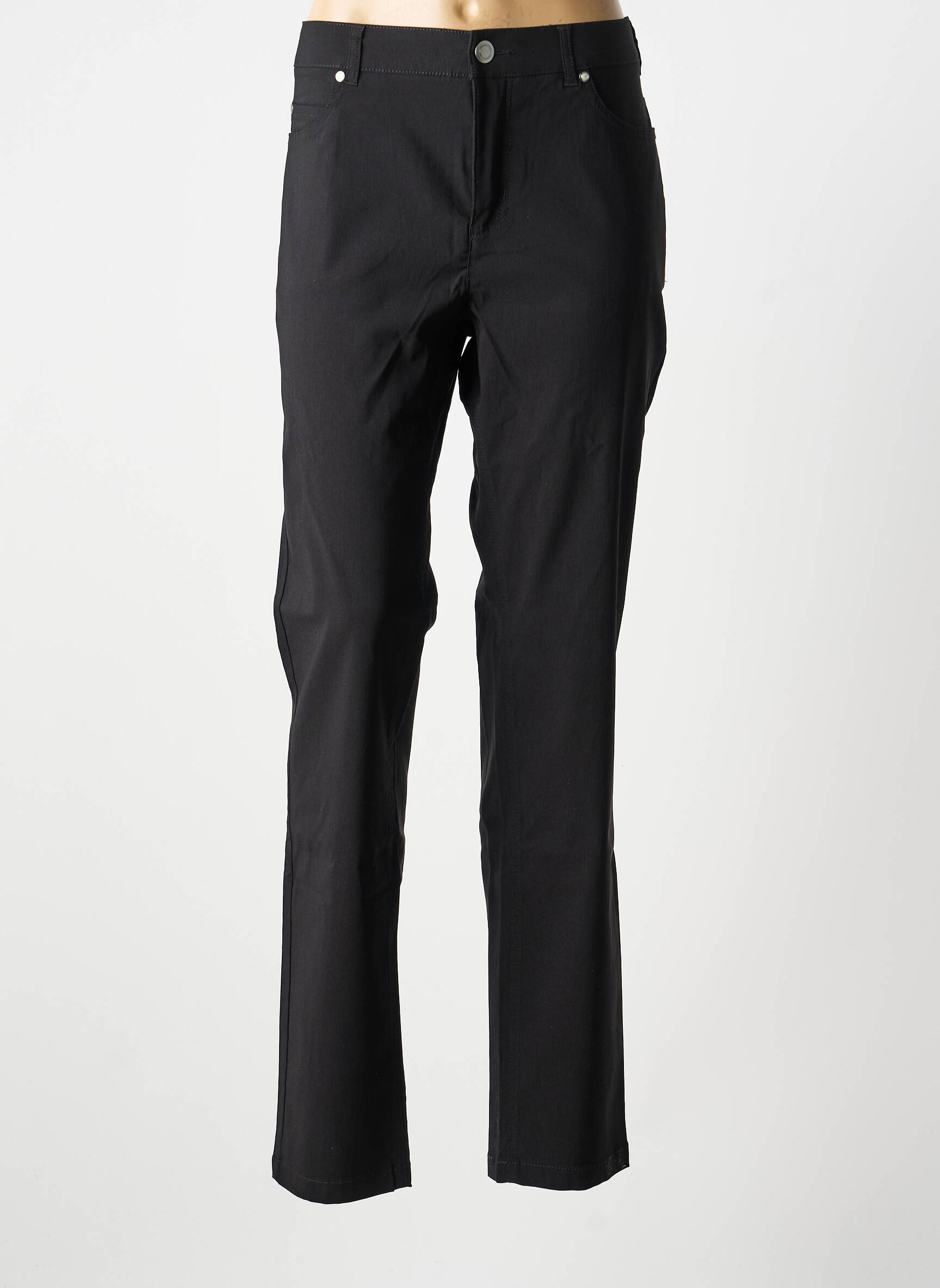 Pantalon drept elasticitate mărime normală negru CISO femeie