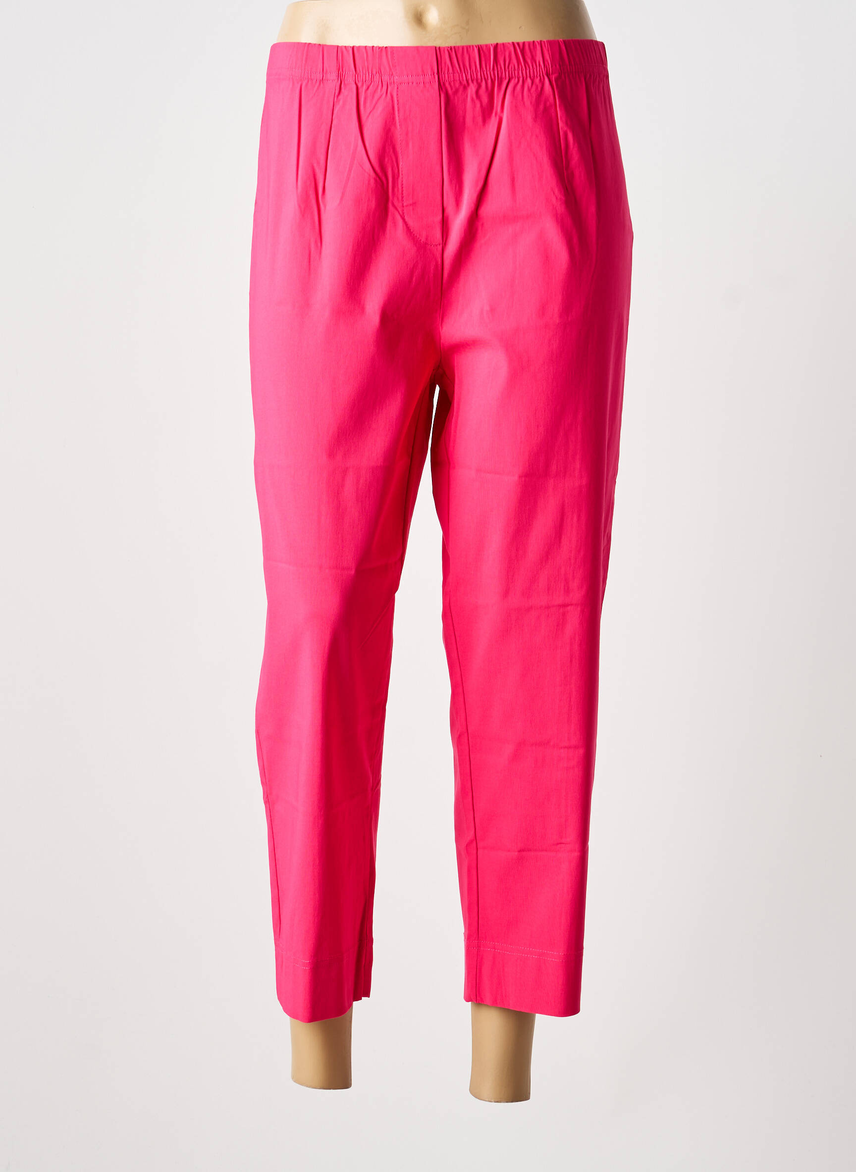 Pantalon drept elasticitate roz OLIVER JUNG femeie