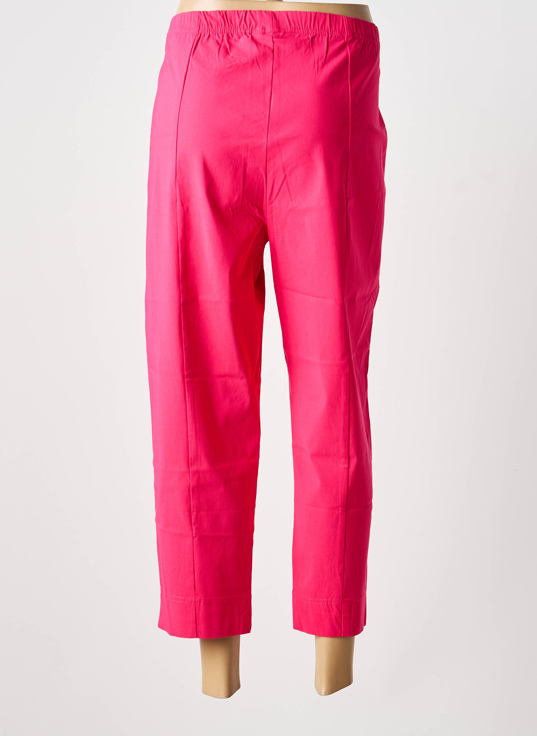 Pantalon drept elasticitate roz OLIVER JUNG femeie