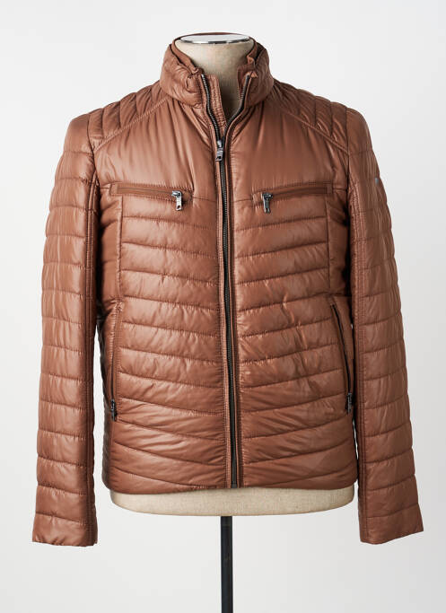 Geacă matlasată maro DELAHAYE homme