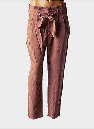 Pantalon slim maro ONLY femeie