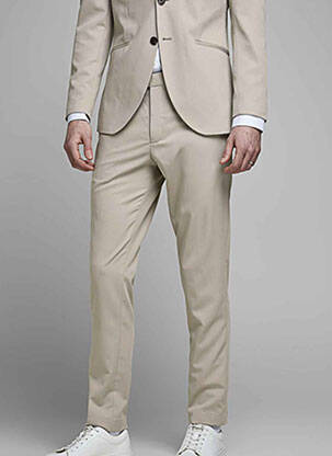 Pantalon chino bej JACK & JONES bărbat