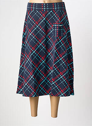 Fustă midi albastru MALOKA femme