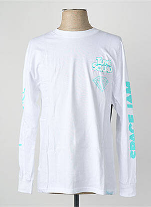 Tricou alb DIAMOND SUPPLY CO bărbat