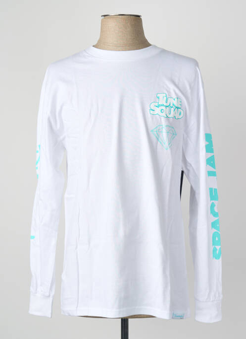 Tricou alb DIAMOND SUPPLY CO homme