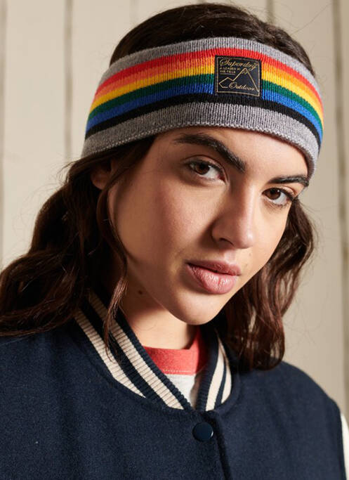 Accesoriu pentru păr gri SUPERDRY femeie