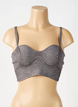 Top gri NOISY MAY femeie