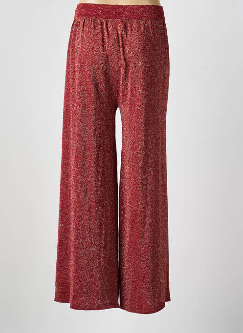 Pantalon larg roșu MANGO femeie