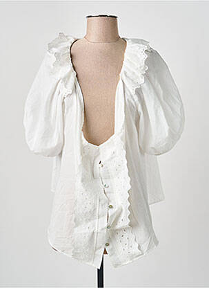 Bluză alb MANGO femeie