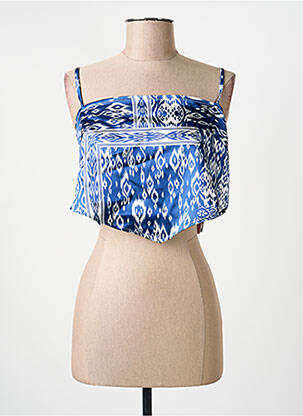 Top scurt albastru TALLY WEIJL femeie