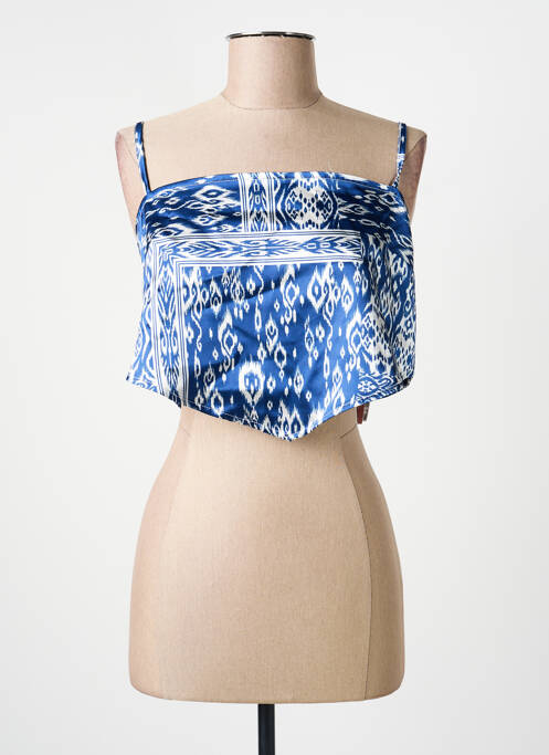 Top scurt albastru TALLY WEIJL femeie