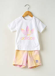 Set șort alb ADIDAS fille