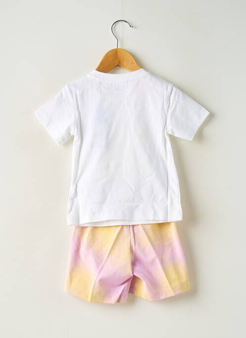 Set șort alb ADIDAS fată