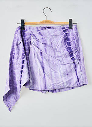 Fustă pantaloni scurți violet CEMI femeie