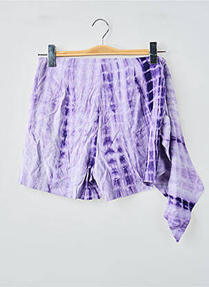 Fustă pantaloni scurți violet CEMI femeie