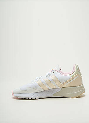 Adidași vârf rotund toc plat până la 3 cm alb ADIDAS femeie