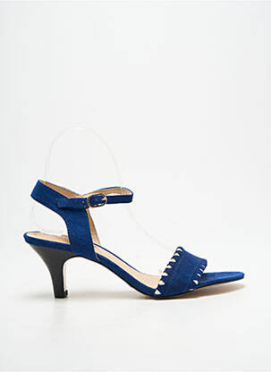 Pantofi cu toc albastru EDC femeie