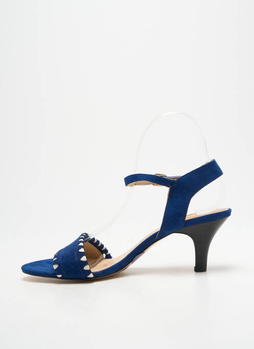 Pantofi cu toc albastru EDC femeie